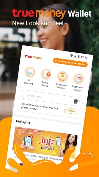 Run android online APK TrueMoney Cambodia from MyAndroid or emulate TrueMoney Cambodia using MyAndroid