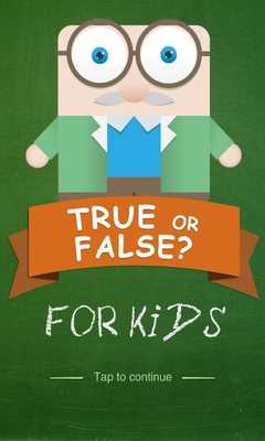 Emulate Android APK True or false for Kids Emulate Android APK True or false for Kids