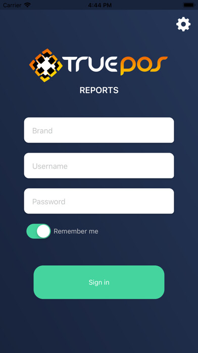 Emulate iPhone app TruePOS Rapporter using MyAndroid