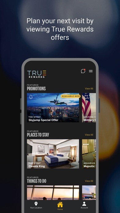 Emulate iPhone app True Rewards Mobile using MyAndroid