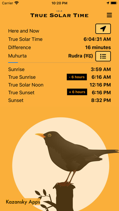 Emulate iPhone app True Solar Time using MyAndroid Emulate iPhone app True Solar Time using MyAndroid