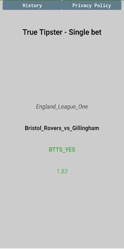 Run android online APK True Tipster - Single Bet from MyAndroid or emulate True Tipster - Single Bet using MyAndroid