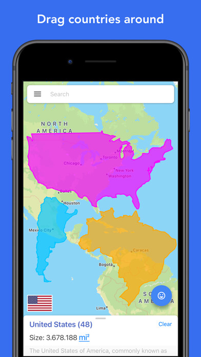 Emulate iPhone app TrueWorld Maps using MyAndroid