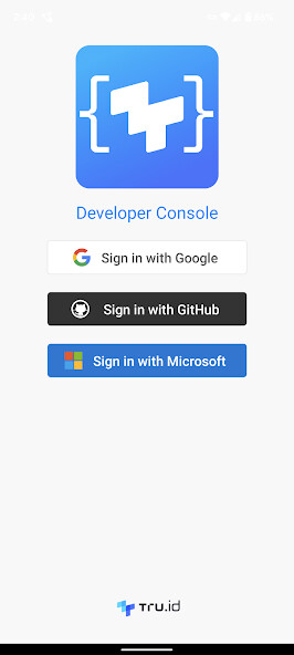 Run android online APK tru.ID developer console from MyAndroid or emulate tru.ID developer console using MyAndroid