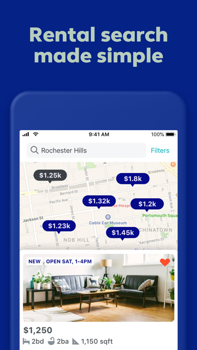 Emulate iPhone app Trulia Rentals using MyAndroid