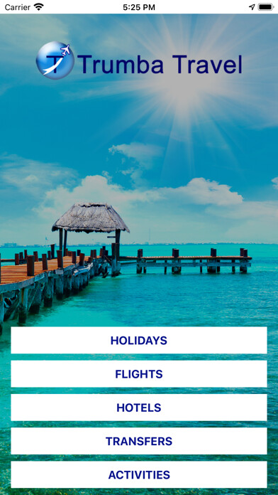 Emulate iPhone app Trumba Travel using MyAndroid