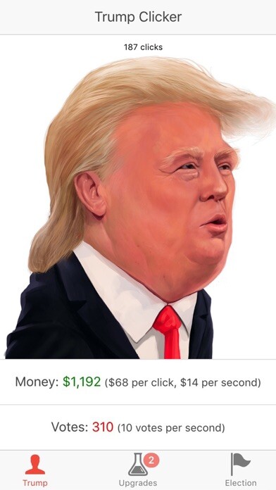 Emulate iPhone app Trump Clicker using MyAndroid Emulate iPhone app Trump Clicker using MyAndroid