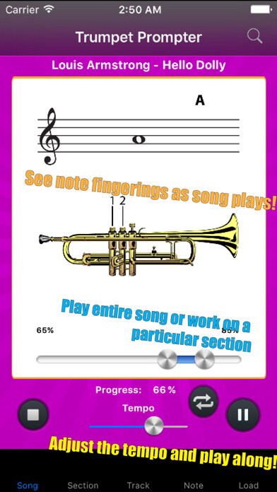 Emulate iPhone app Trumpet Prompter using MyAndroid Emulate iPhone app Trumpet Prompter using MyAndroid