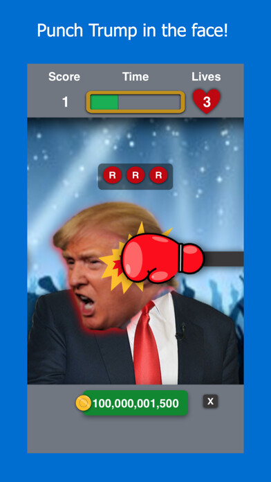 Emulate iPhone app Trump Punch - Beat Up Celebrities using MyAndroid