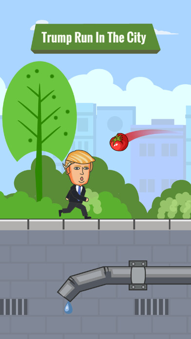Emulate iPhone app Trump Run In The City - Donald Trump On The Run Games using MyAndroid
