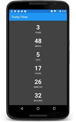 Run android online APK Trump Timer from MyAndroid or emulate Trump Timer using MyAndroid Run android online APK Trump Timer from MyAndroid or emulate Trump Timer using MyAndroid