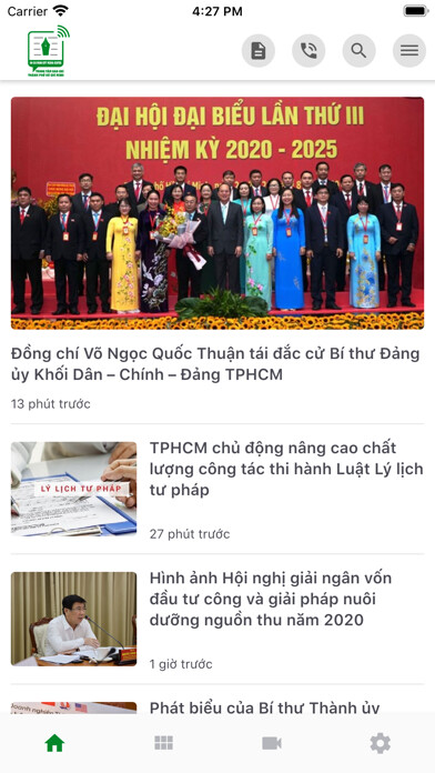 Emulate iPhone app Trung Tâm Báo Chí TP.HCM using MyAndroid Emulate iPhone app Trung Tâm Báo Chí TP.HCM using MyAndroid