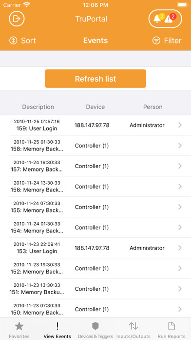 Emulate iPhone app TruPortal for iPhone using MyAndroid
