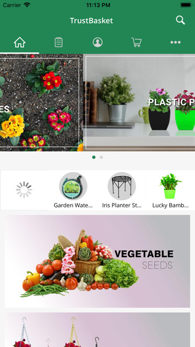 Emulate iPhone app TrustBasket-Gardening products using MyAndroid Emulate iPhone app TrustBasket-Gardening products using MyAndroid