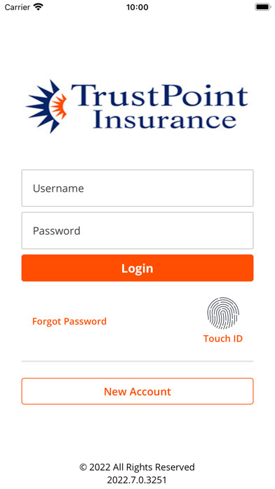 Emulate iPhone app TrustPoint MobileInsured using MyAndroid