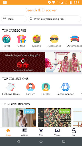 Run android online APK TrustVardi from MyAndroid or emulate TrustVardi using MyAndroid