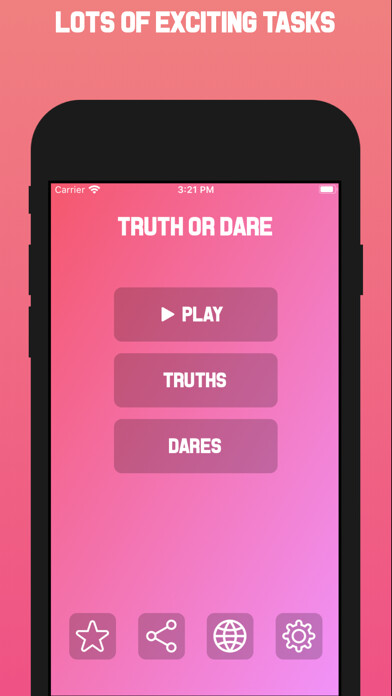 Emulate iPhone app Truth or Dare 18+ For Couples using MyAndroid