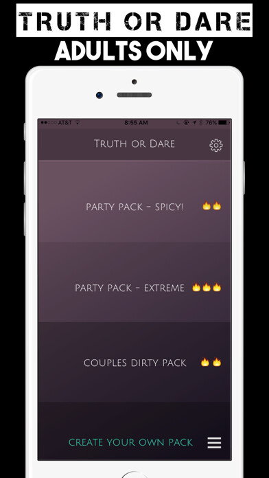 Emulate iPhone app Truth Or Dare: Adult & Party Game using MyAndroid Emulate iPhone app Truth Or Dare: Adult & Party Game using MyAndroid