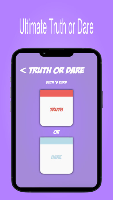Emulate iPhone app Truth or Dare - For The Girls using MyAndroid