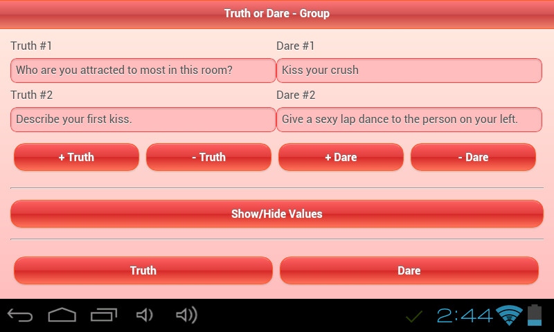 Run android online APK Truth or Dare - Group from MyAndroid or emulate Truth or Dare - Group using MyAndroid