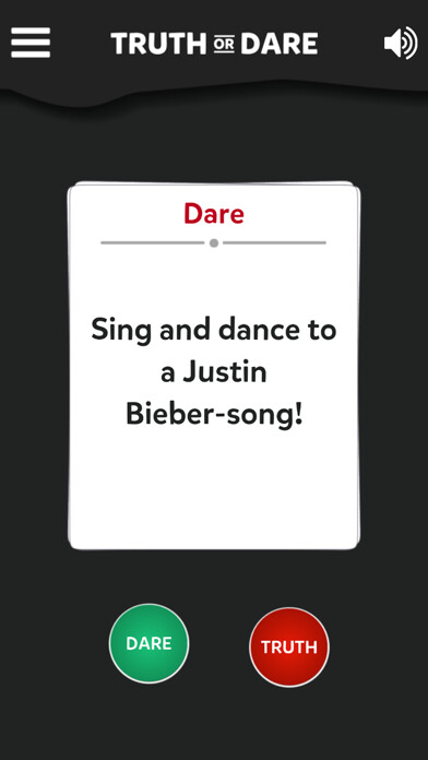 Emulate iPhone app Truth Or Dare - Party Edition using MyAndroid