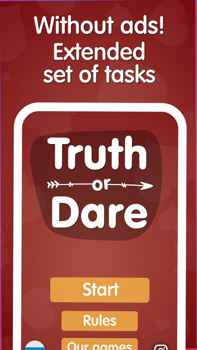Emulate iPhone app Truth or dare: Sex Actions 18 using MyAndroid