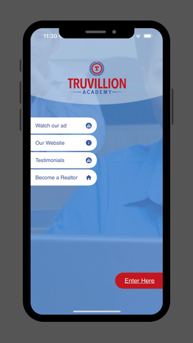 Emulate iPhone app Truvillion Real Estate Academy using MyAndroid