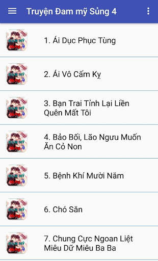 Run android online APK Truyen Dam my Sung offline 2020 - part 4 from MyAndroid or emulate Truyen Dam my Sung offline 2020 - part 4 using MyAndroid