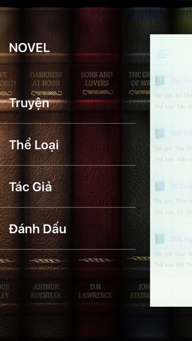 Emulate iPhone app Truyện Chữ Hay using MyAndroid