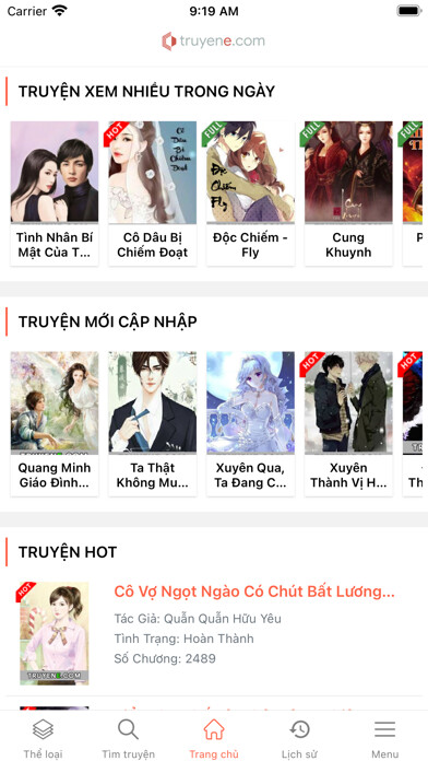 Emulate iPhone app Truyện Full - Online - Offline using MyAndroid