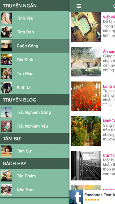 Emulate iPhone app Truyện Ngắn, Ngôn tình, Tâm Sự using MyAndroid Emulate iPhone app Truyện Ngắn, Ngôn tình, Tâm Sự using MyAndroid