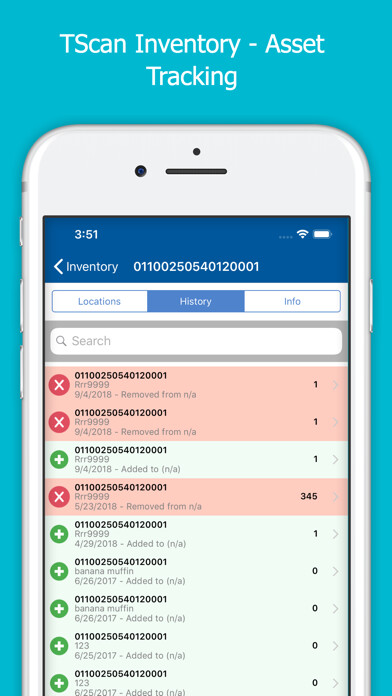 Emulate iPhone app TScan Inventory Asset Tracking using MyAndroid