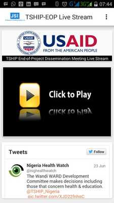 Emulate Android APK TSHIP EoP Live Stream Emulate Android APK TSHIP EoP Live Stream