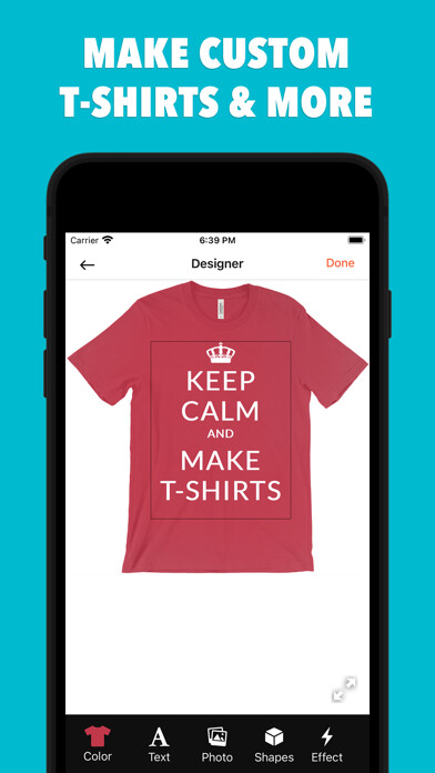 Emulate iPhone app T-shirt designer - oShirt using MyAndroid Emulate iPhone app T-shirt designer - oShirt using MyAndroid
