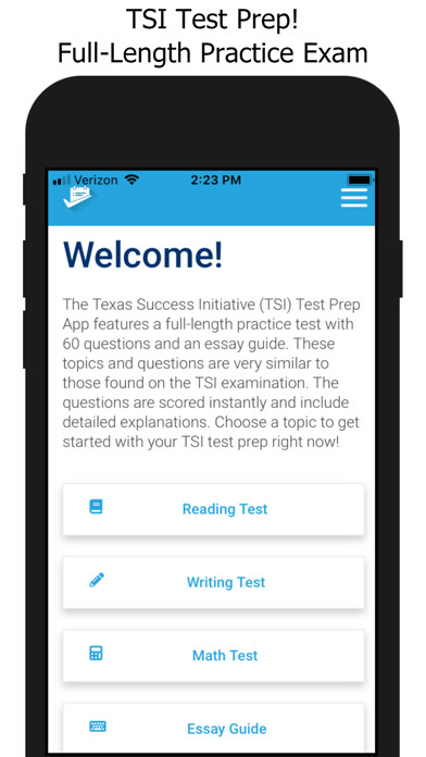 Emulate iPhone app TSI Test Prep using MyAndroid Emulate iPhone app TSI Test Prep using MyAndroid