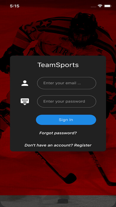Emulate iPhone app TSM TeamSports using MyAndroid
