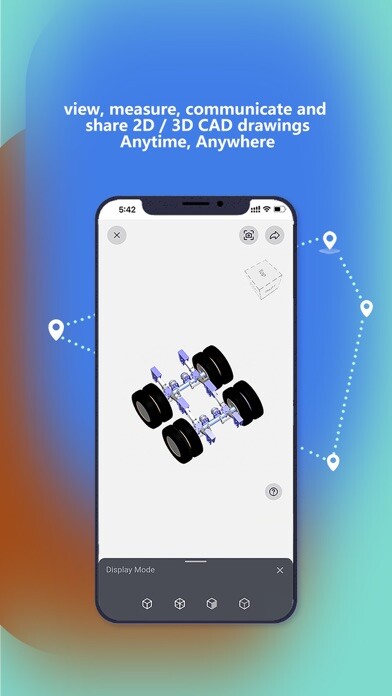 Emulate iPhone app Tsridiopen-3D&2D CAD view&edit using MyAndroid Emulate iPhone app Tsridiopen-3D&2D CAD view&edit using MyAndroid