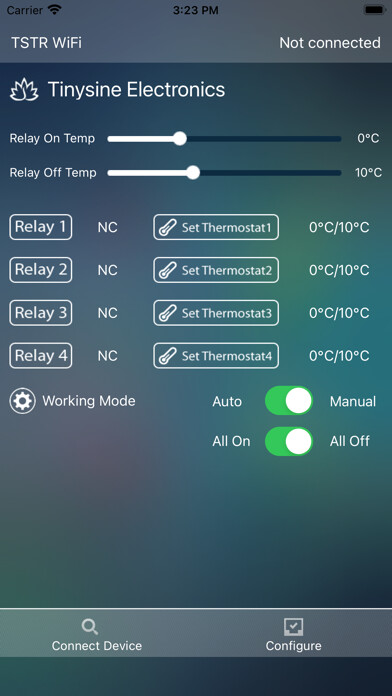 Emulate iPhone app TSTR WiFi using MyAndroid