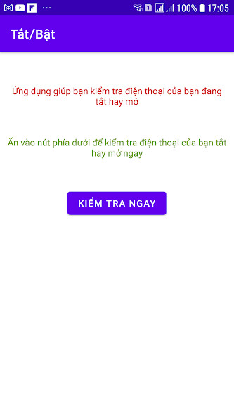 Run android online APK Tắt/Bật - điện thoại tắt bật from MyAndroid or emulate Tắt/Bật - điện thoại tắt bật using MyAndroid