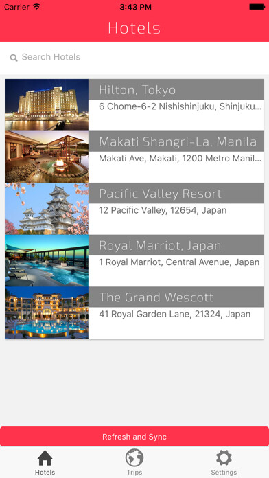 Emulate iPhone app TTC Tour Operations Portal using MyAndroid