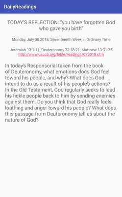 Emulate Android APK TTGW Daily Reflections
