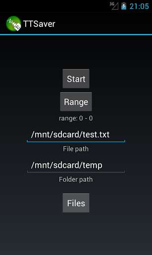 Emulate Android APK TTSaver Emulate Android APK TTSaver