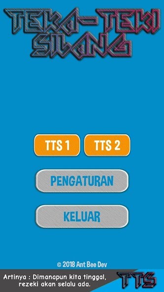 Run android online APK TTS Teka Teki Silang from MyAndroid or emulate TTS Teka Teki Silang using MyAndroid