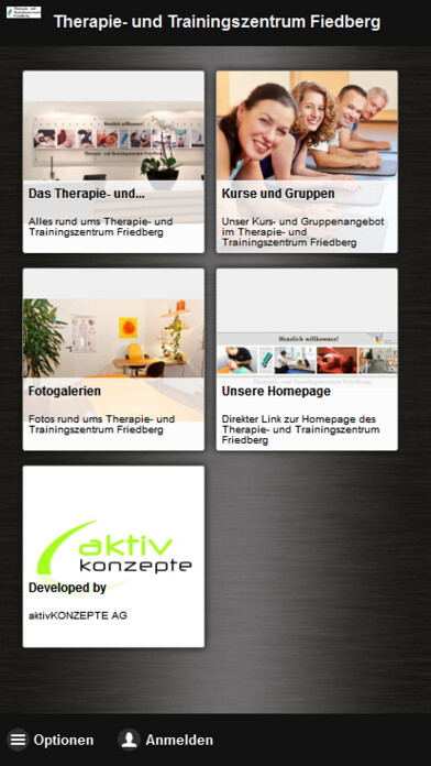 Emulate iPhone app TTZ Friedberg using MyAndroid