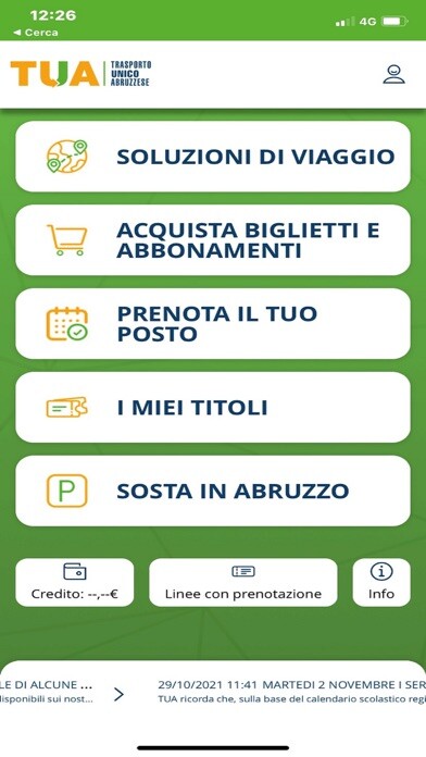Emulate iPhone app TUAbruzzo using MyAndroid