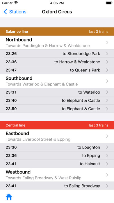 Emulate iPhone app Tube Times using MyAndroid Emulate iPhone app Tube Times using MyAndroid