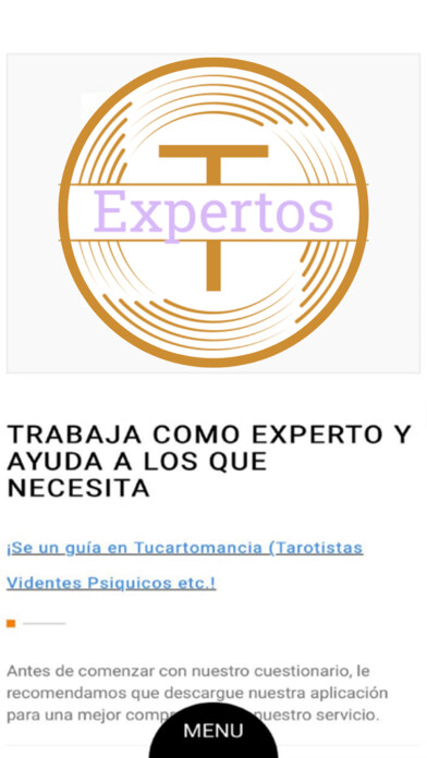 Emulate iPhone app Tucartomancia para experto using MyAndroid Emulate iPhone app Tucartomancia para experto using MyAndroid