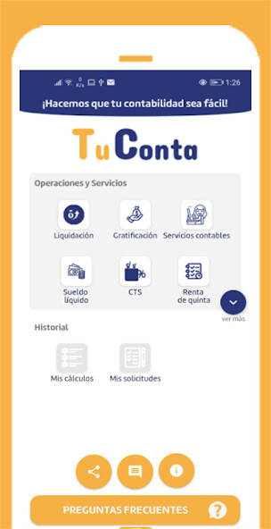 Run android online APK TuConta from MyAndroid or emulate TuConta using MyAndroid