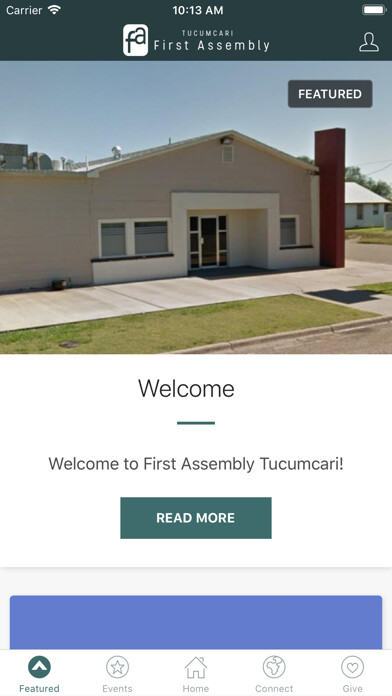 Emulate iPhone app Tucumcari First Assembly using MyAndroid