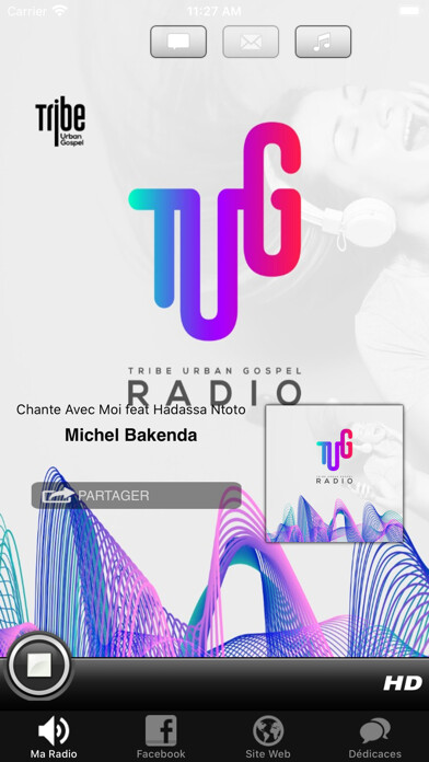 Emulate iPhone app T.U.G Radio using MyAndroid